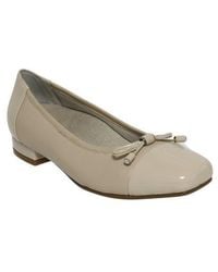 David Tate - Alpha Square Toe Flat - Lyst