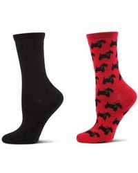 Memoi - Assorted 2-Pack Crew Socks - Lyst