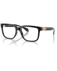 Versace - 55Mm Square Optical Glasses - Lyst