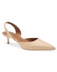 STAUD - Sebastion Slingback Pointed Toe Pump - Lyst
