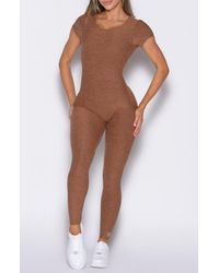 Bombshell Sportswear - Open Back Tee Bodysuit - Lyst