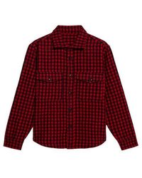 Fortela - Anker Wool Check Shirt With Pockets - Lyst