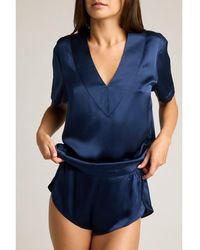 Negative Underwear - Eclipse Washable Silk V-Top - Lyst