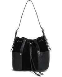 Aimee Kestenberg - About Town Leather & Suede Bucket Bag - Lyst