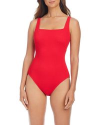 Rod Beattie - Square Neck Underwire One-Piece Swimsuit - Lyst