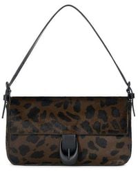 STAUD - Harlow Genuine Calf Hair Shoulder Bag - Lyst