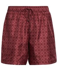 Amiri - Ma Quad Silk Bowling Shorts - Lyst