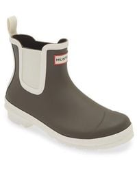 HUNTER - Original Waterproof Chelsea Rain Boot - Lyst