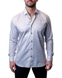Maceoo - Fibonacci Goyard Contemporary Fit Button-up Shirt At Nordstrom - Lyst