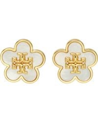 Tory Burch - Forget Me Not Enamel Stud Earrings - Lyst