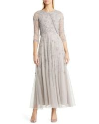 Pisarro Nights - Beaded Mesh Gown With Jacket - Lyst