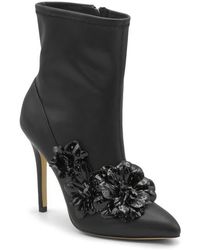 Charles David - Floral Pointed Toe Ankle Booties - Lyst