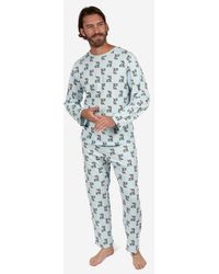 Leveret - Loose Fit Cotton Matching Family Pajamas, Fun & Character Themes - Lyst