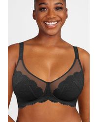 Shapellx - Supportive Unlined Lace Underwired Bra - Lyst