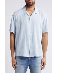 Rag & Bone - Avery Cotton Short Sleeve Button-up Shirt - Lyst