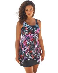 Swim 365 - Longer-Length Tankini Top - Lyst