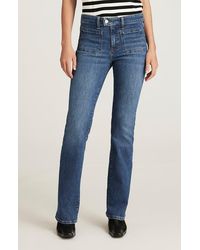 Mavi - Vicky Marine Mid Rise Bootcut Jeans - Lyst