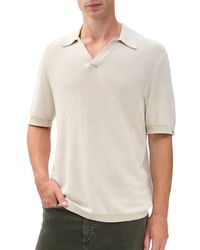 Rag & Bone - Harvey Chevron Johnny Collar Polo - Lyst
