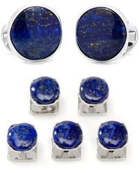 Cufflinks Inc. - Lapis Cuff Links & Studs Set - Lyst