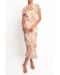 Petal & Pup - Leila Flutter Sleeve Cocktail Dress - Lyst