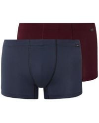 Hanro - Cotton Essentials 2-Pack Cotton Boxer Briefs With Covered Waistband - Lyst