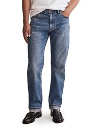 Madewell - The 1991 Straight Leg Stretch Selvedge Jeans - Lyst