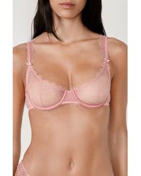 Etam - Allusion Classique Underwire Balconette Bra - Lyst