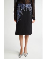 Dries Van Noten - Sequin Embroidered Skirt - Lyst