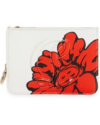 Christian Louboutin - X Shun Sudo By My Side Button Flower Leather Card Case - Lyst