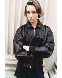 H&M - Detachable-Collar Coated Jacket - Lyst