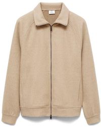 Mango - Regular Fit Sweater Jacket - Lyst