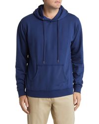 Peter Millar Lava Wash Cotton Blend Hoodie in White for Men | Lyst