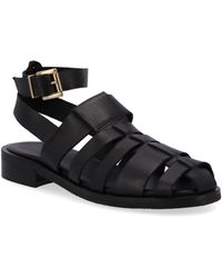 Alohas - Perry Ankle Strap Fisherman Sandal - Lyst