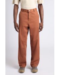 Moncler - Cotton Stretch Twill Carpenter Pants - Lyst
