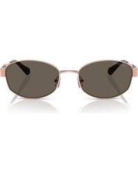 Michael Kors - 56Mm Oval Sunglasses - Lyst