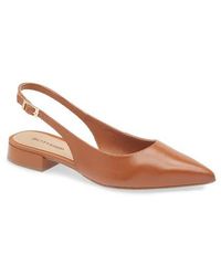 BOTTER - Alessandra Slingback Pointed Toe Flat - Lyst