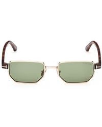 Tom Ford - Liam 51Mm Rectangular Sunglasses - Lyst