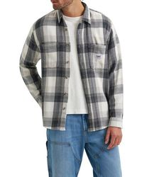 Lee Jeans - Plaid Woven Cotton Button-Up Overshirt - Lyst