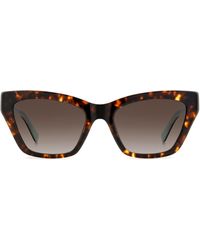 Kate Spade - Fay 54mm Gradient Cat Eye Sunglasses - Lyst