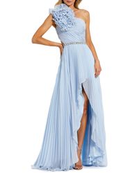 Mac Duggal - Floral Detail One-shoulder Gown - Lyst
