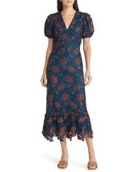 Adelyn Rae - Floral Guipure Lace Sheath Dress - Lyst
