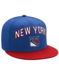 Starter - New York Rangers Arch Logo Two-Tone Snapback Hat - Lyst