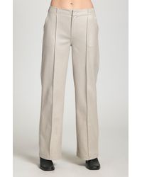 Apny - Pintuck Wide Leg Pants - Lyst