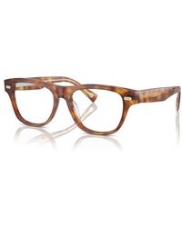 Brunello Cucinelli - 54Mm Rectangle Optical Glasses - Lyst