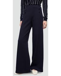 Mango - Button Wide Leg Pants - Lyst