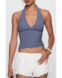 Princess Polly - Whimsy Gingham Halter Top - Lyst