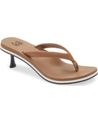 MALVADOS - Kourt Kitten Heel Thong Sandal - Lyst