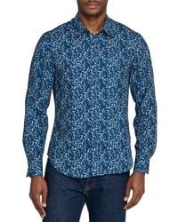 Brooklyn Brigade - Stems Print Woven Long Sleeve Basic - Lyst