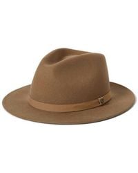 Brixton - Messer Packable Wool Fedora - Lyst