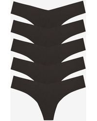 Commando - Classic Solid Thong 5-Pack - Lyst